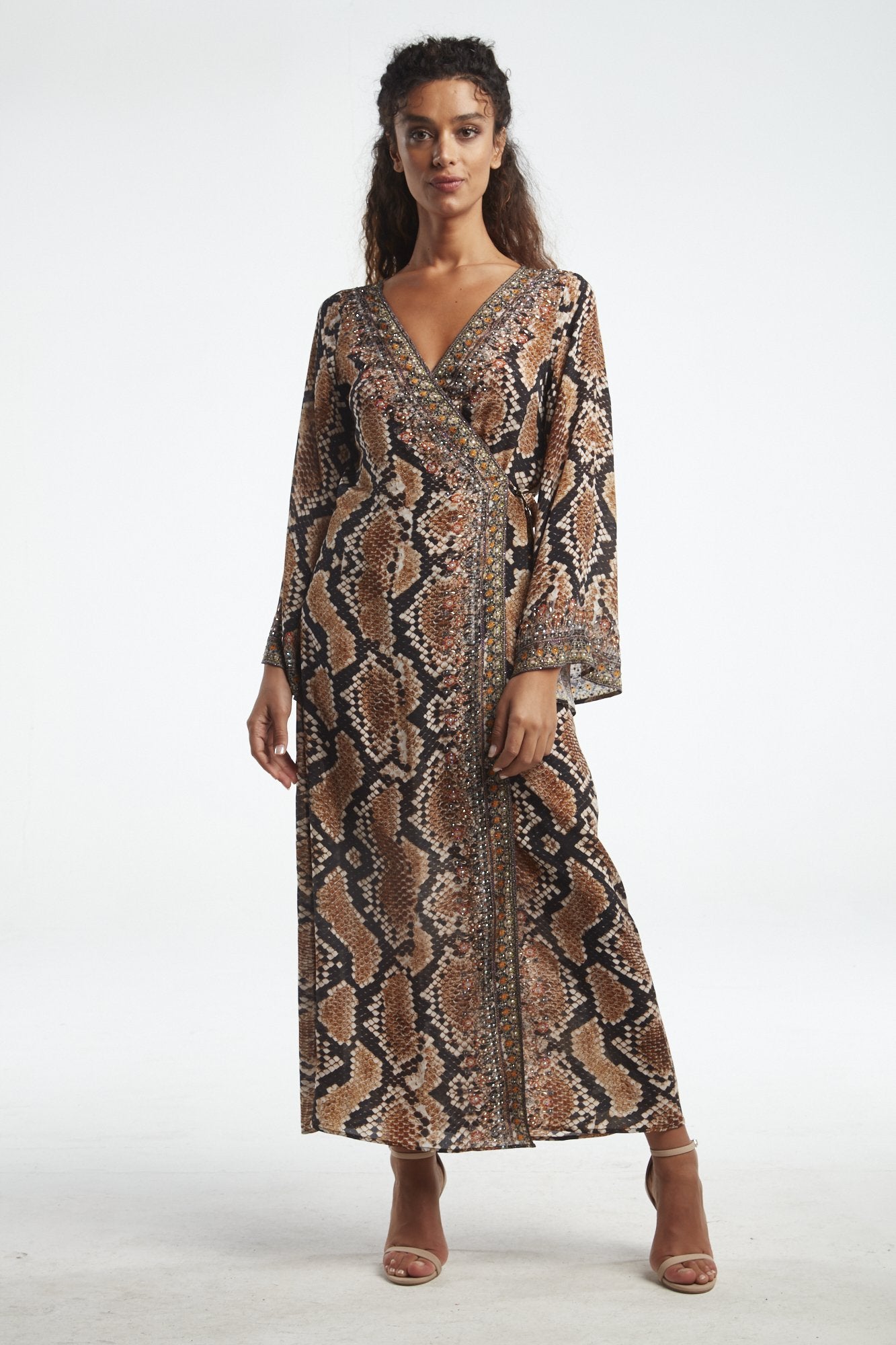 WILD DESERT WRAP DRESS - Czarina