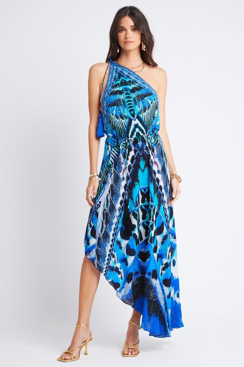 WILD FEATHERS 3 WAY DRESS - Czarina