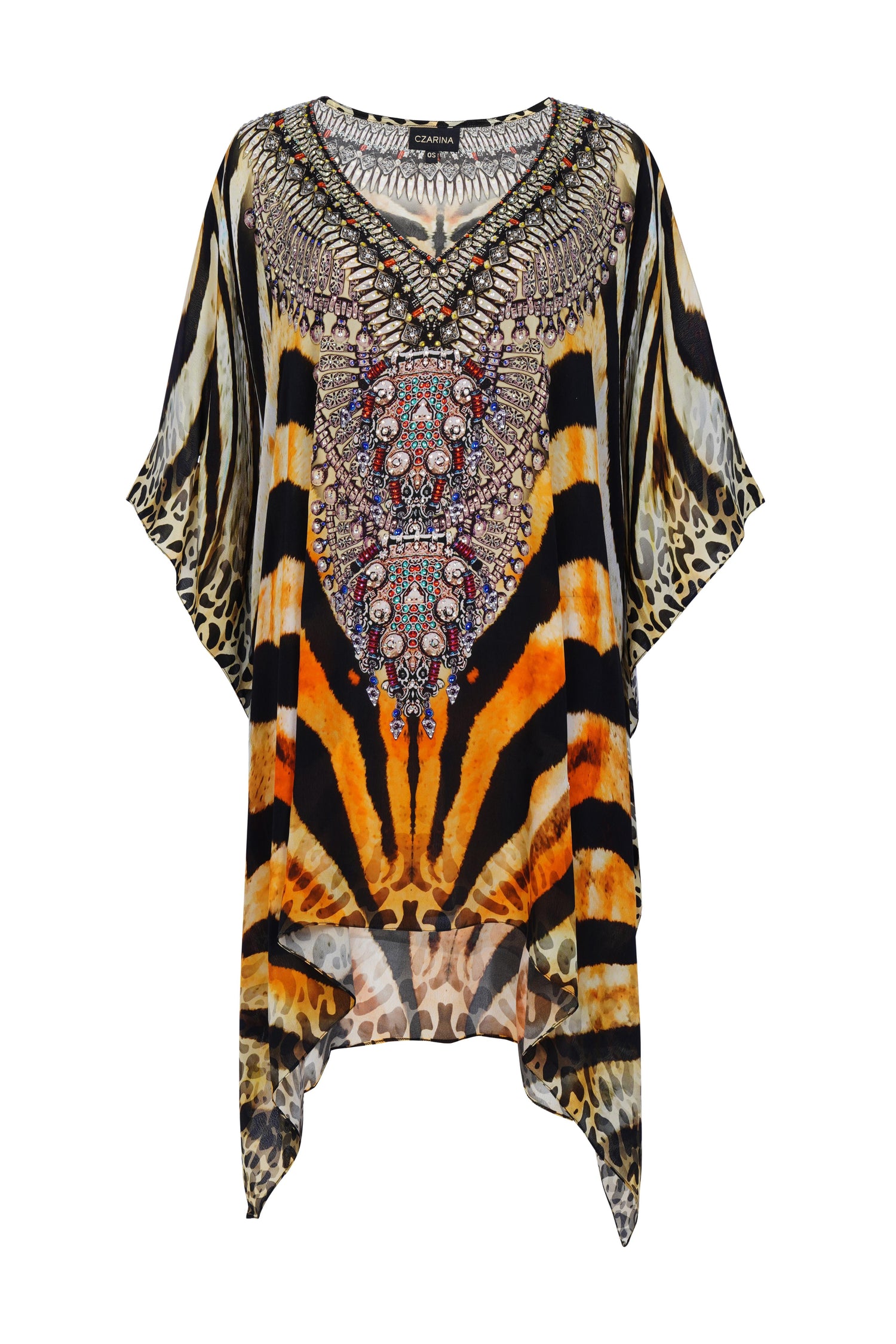 SAHARA W/O LACE SHORT KAFTAN