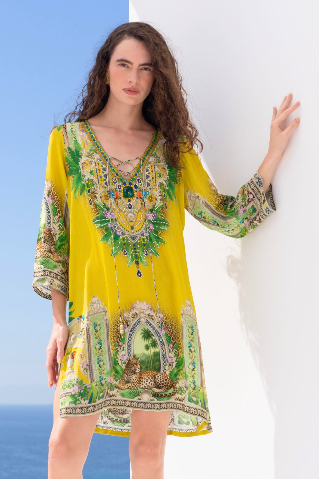 GOLDEN PALMS TUNIC
