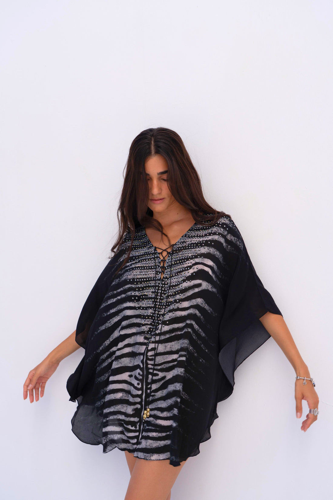 AEGEAN NIGHTS BUTTERFLY TOP