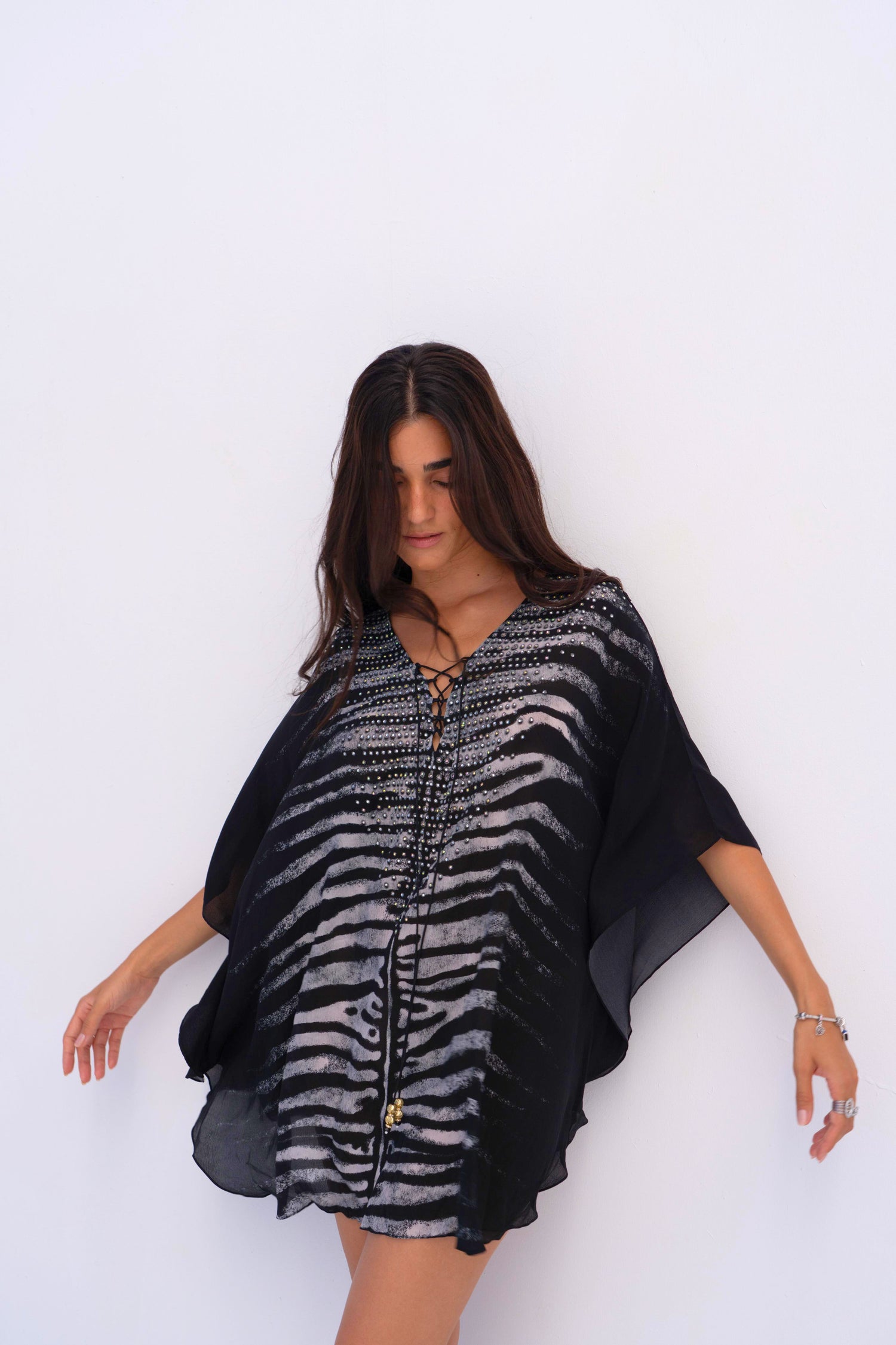 AEGEAN NIGHTS BUTTERFLY TOP