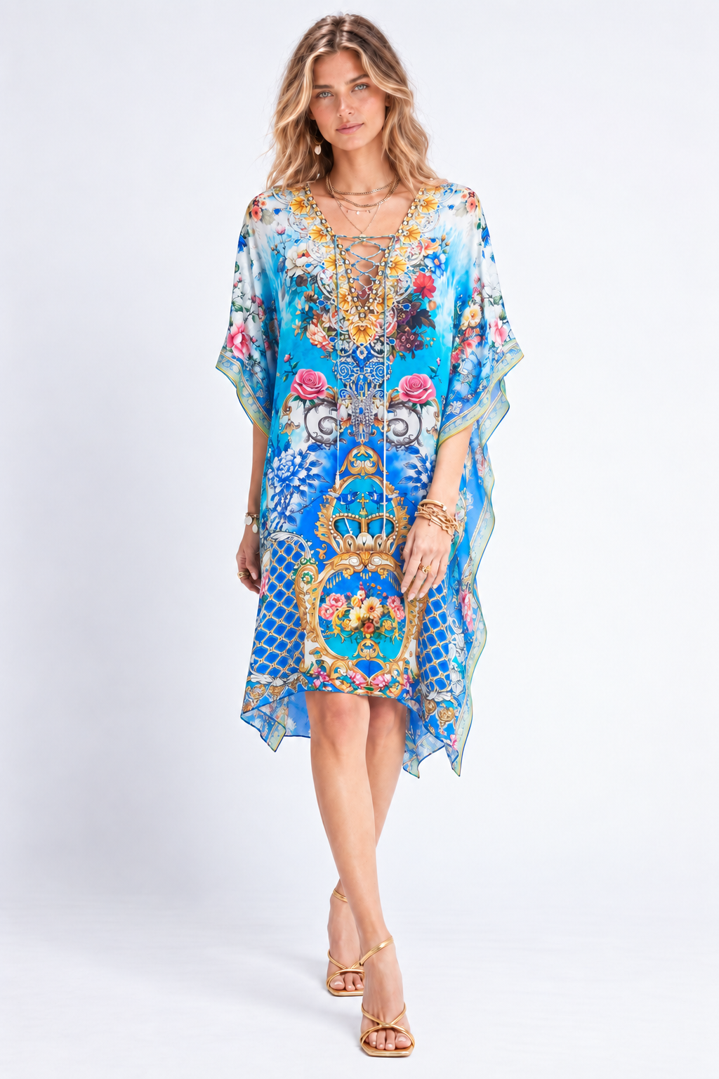 SUMMER SOMEWHERE SHORT KAFTAN