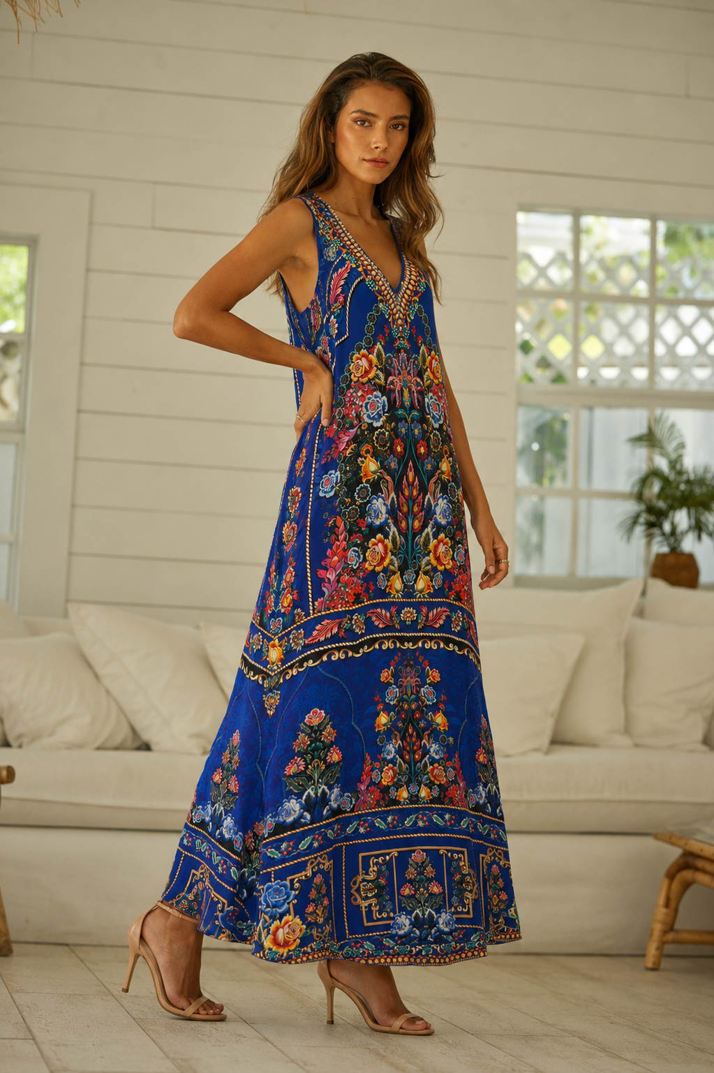 RIVIERA SLEEVELESS DRESS