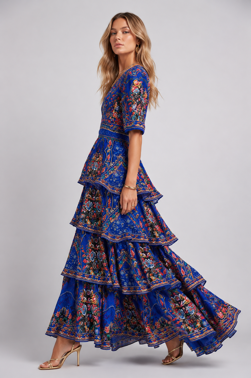 REVIERA CROSS OVER MAXI DRESS