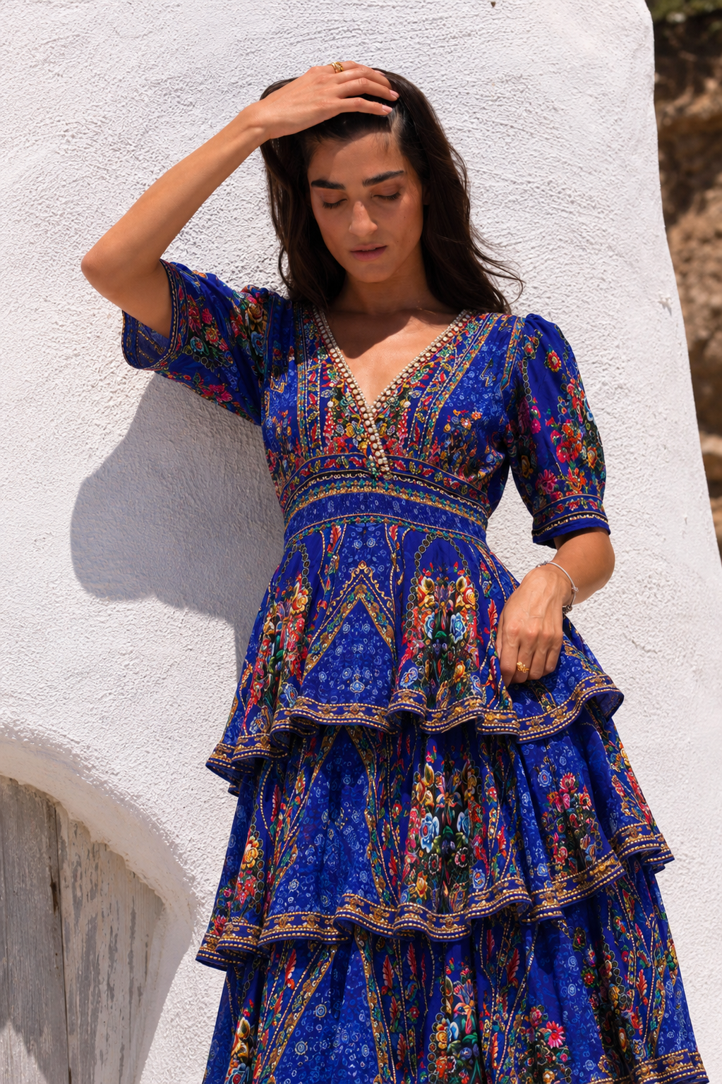 REVIERA CROSS OVER MAXI DRESS