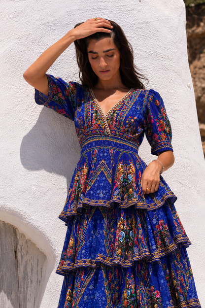 REVIERA CROSS OVER MAXI DRESS