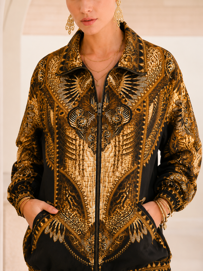 BOHO QUEEN OVERSIZE BOMBER JACKET