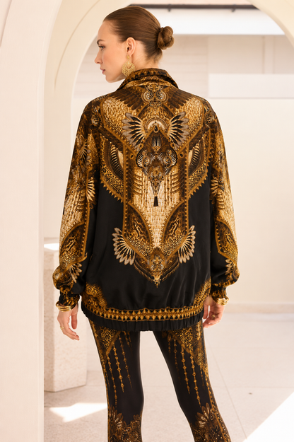 BOHO QUEEN OVERSIZE BOMBER JACKET