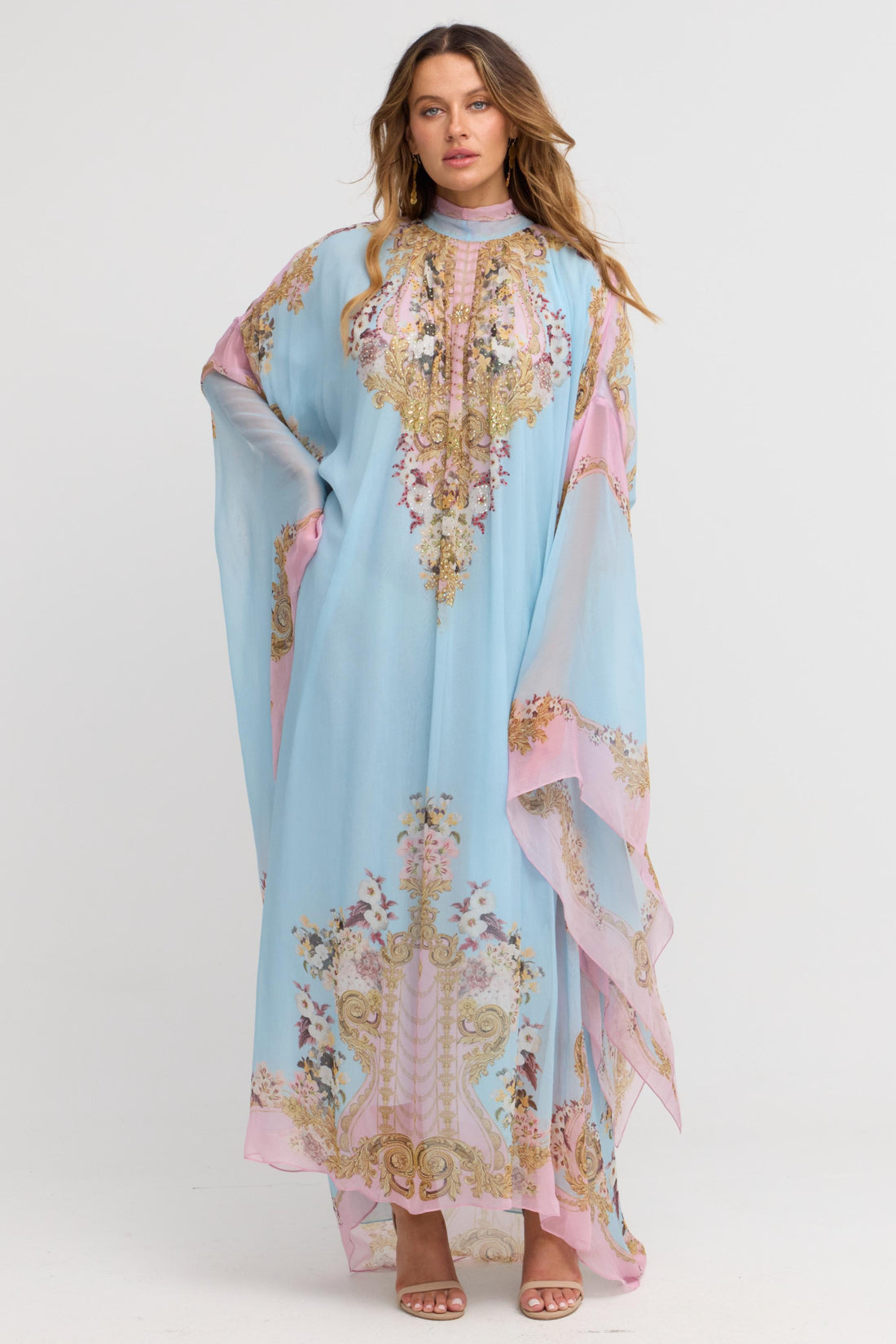 Dusk Till Dawn High-neck Maxi Kaftan