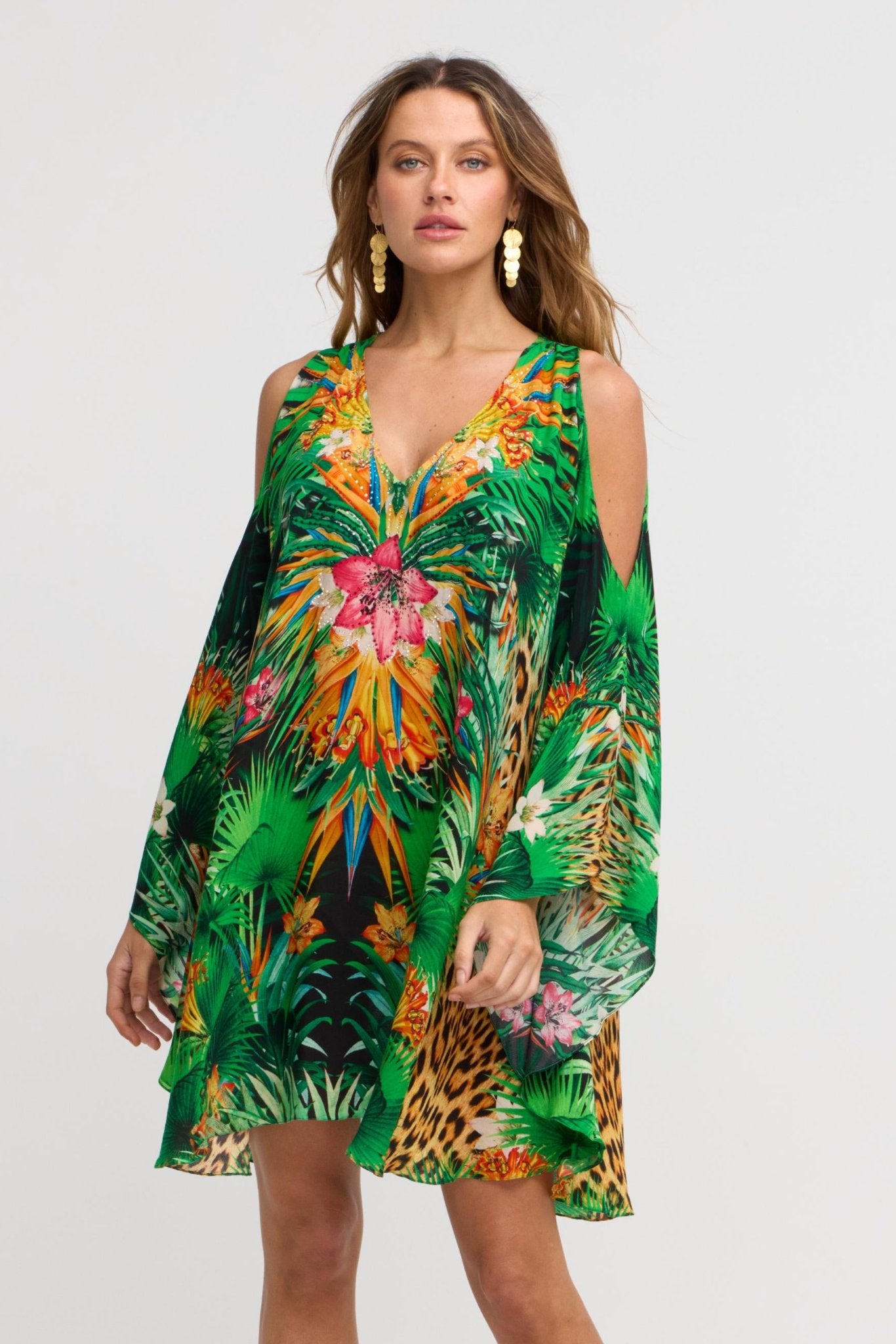 Tropical Temptation Kaftan Dress