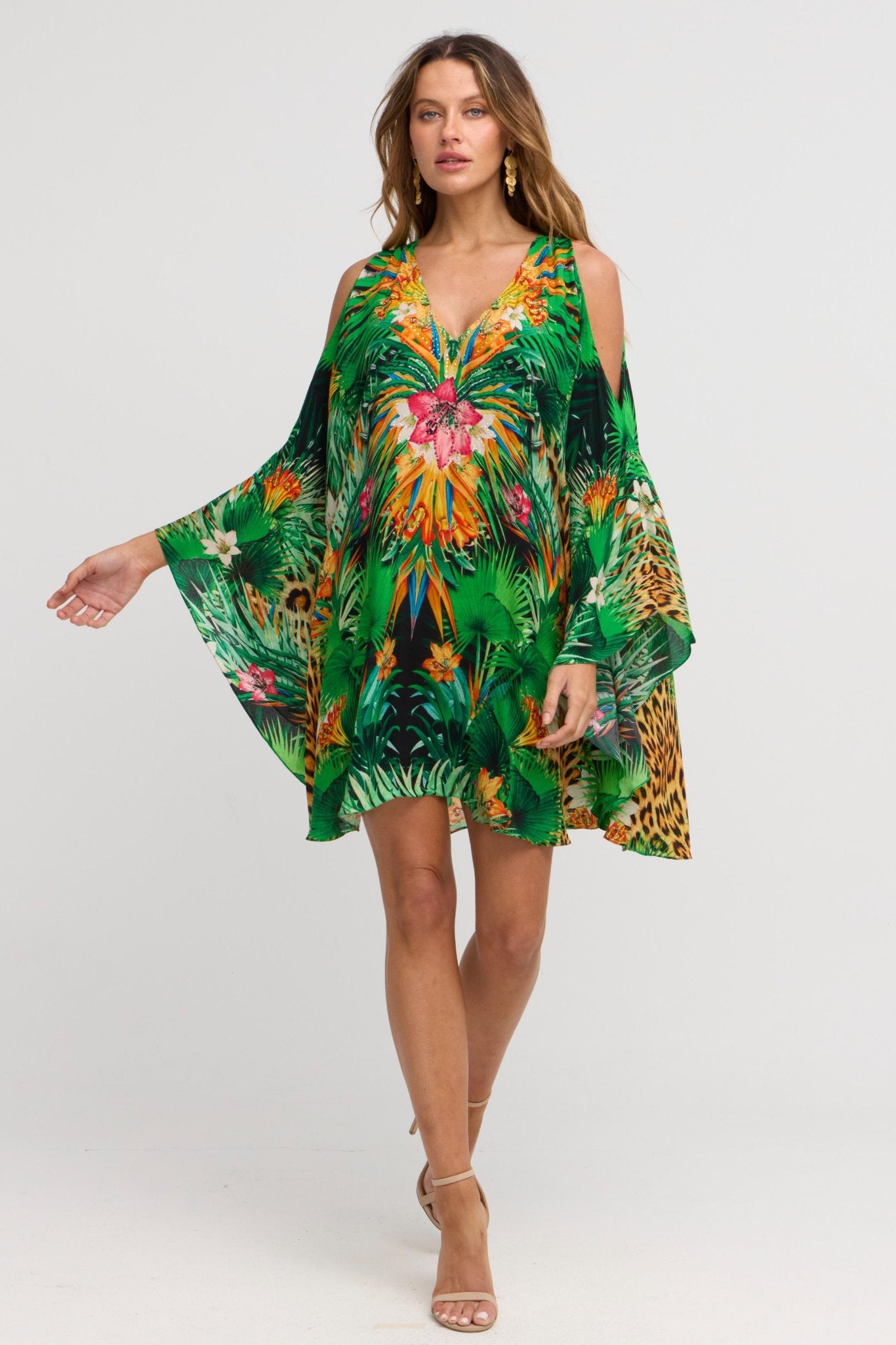 Tropical Temptation Kaftan Dress