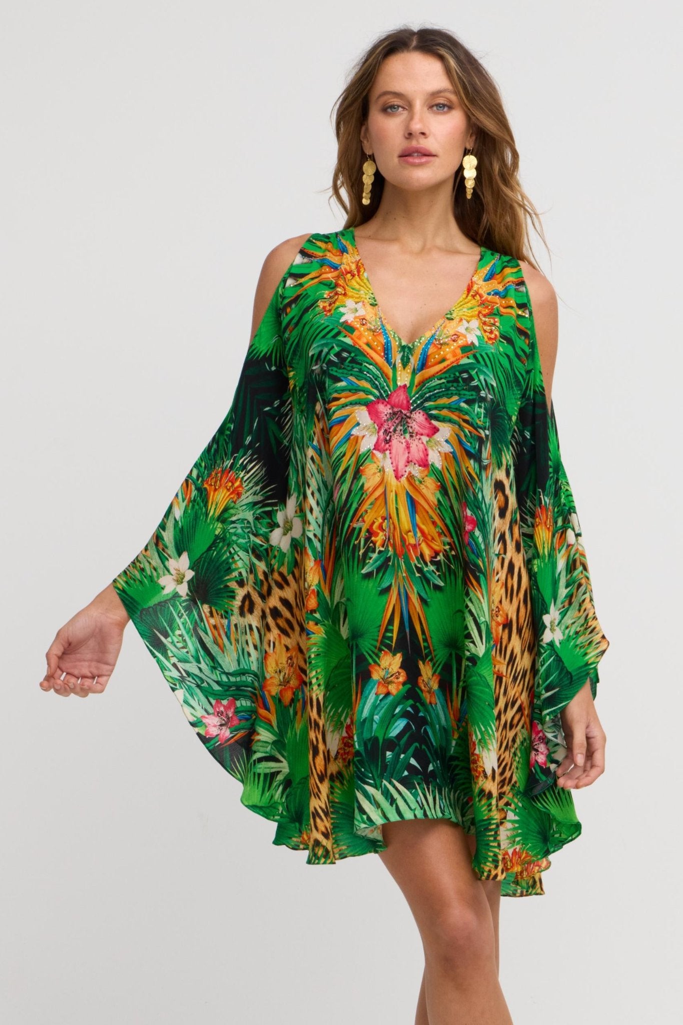 Tropical Temptation Kaftan Dress