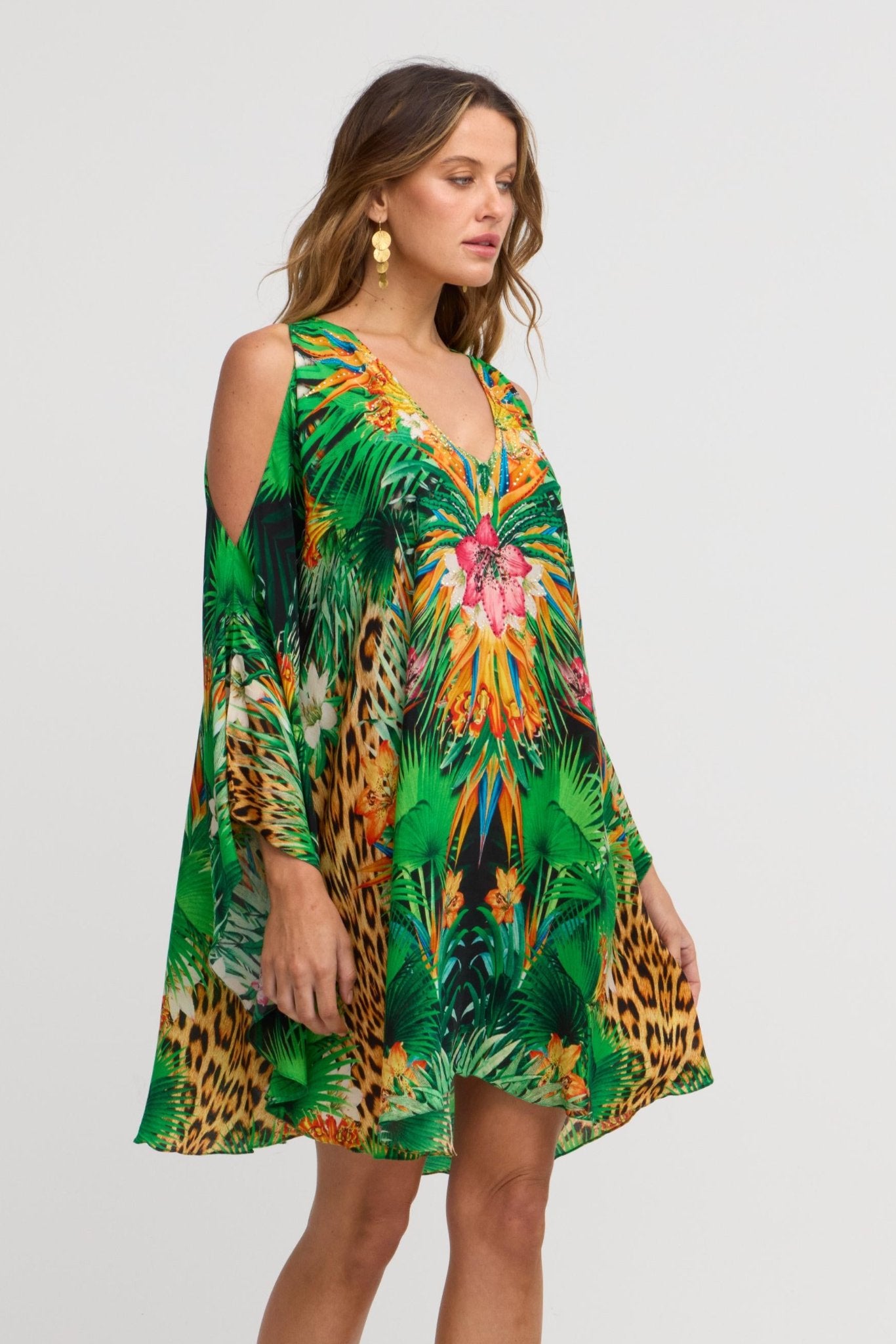 Tropical Temptation Kaftan Dress