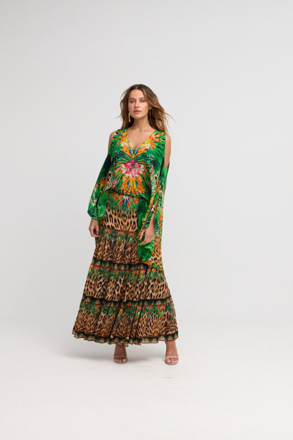 Tropical Temptation Kaftan Dress