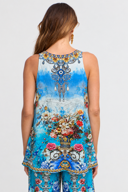 SUMMER SOMEWHERE TANK TOP