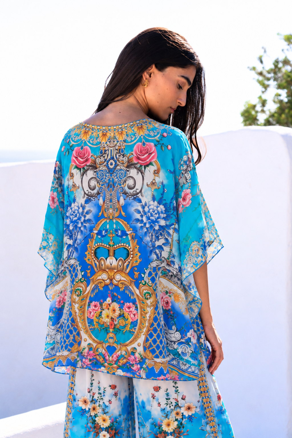 SUMMER SOMEWHERE BUTTERFLY TOP SET