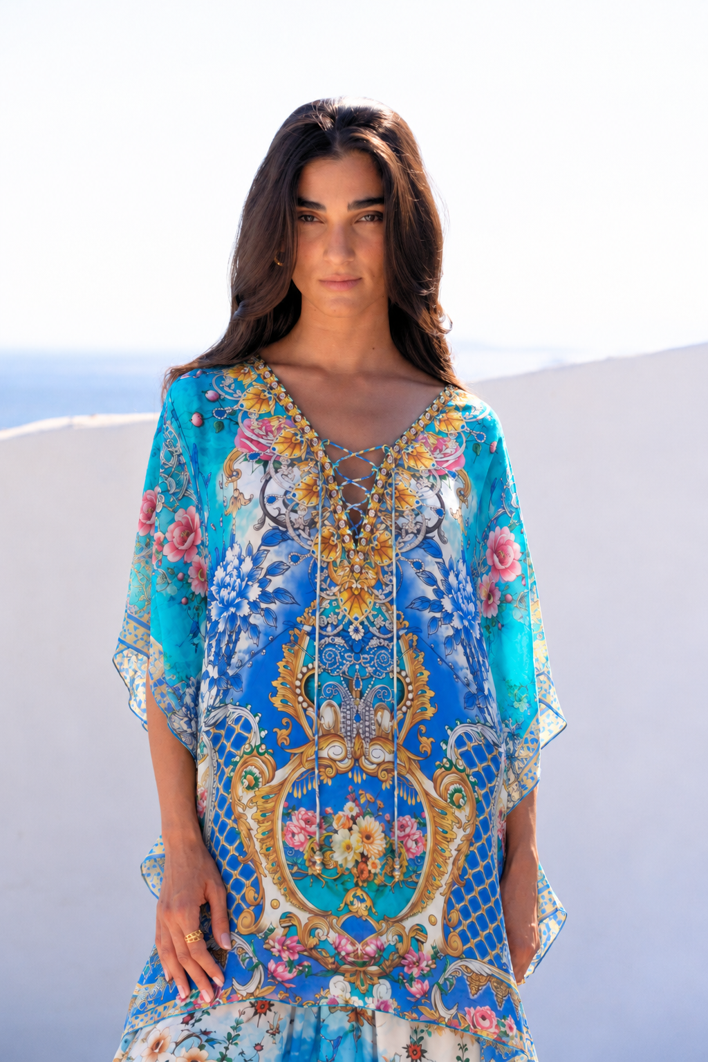 SUMMER SOMEWHERE BUTTERFLY TOP