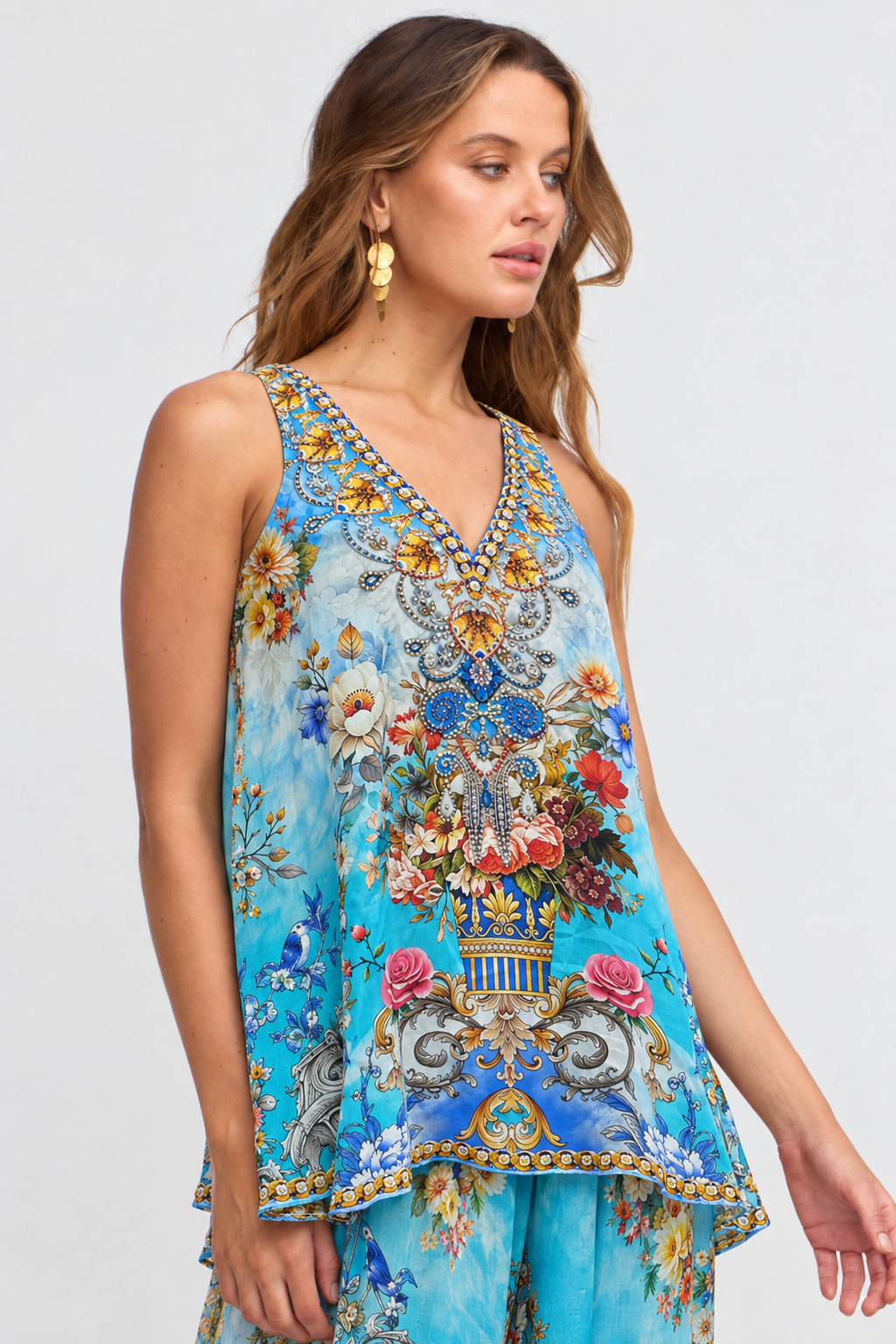 SUMMER SOMEWHERE TANK TOP