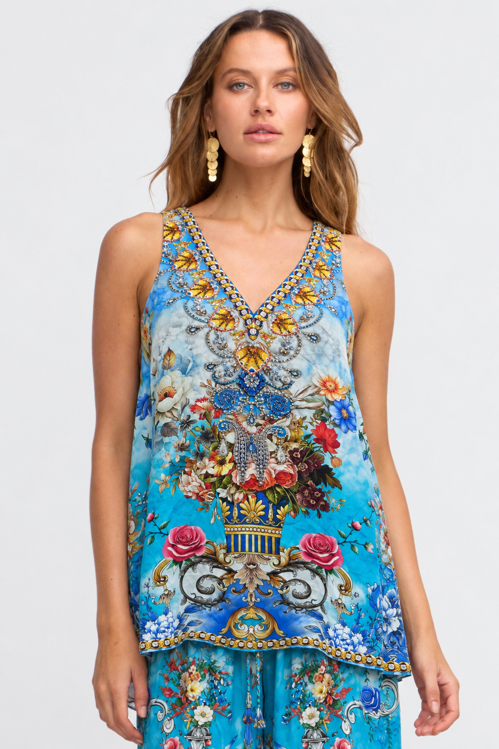SUMMER SOMEWHERE TANK TOP