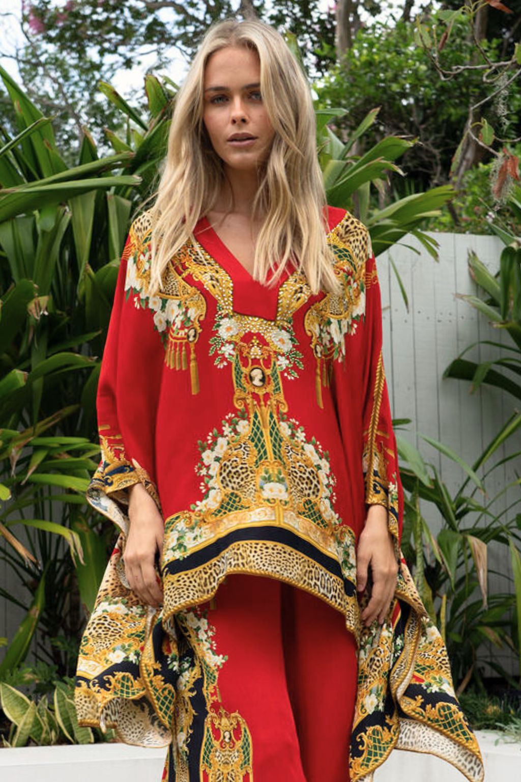 QUEEN OF THE WILD KAFTAN TOP
