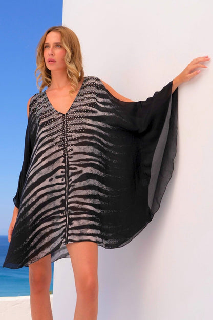AEGEAN NIGHTS KAFTAN DRESS - Czarina