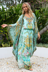 AQUA CHEETAH JUMPSUIT - Czarina