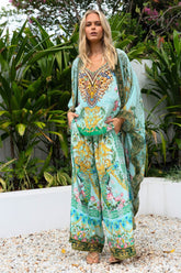 AQUA CHEETAH MEDIUM CAPE - Czarina