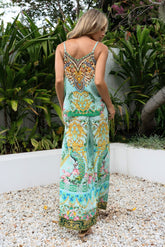 AQUA CHEETAH TROUSERS - Czarina