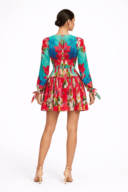 BLUE BLOSSOM MINI DRESS - Czarina