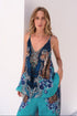BLUE TIGRESS CAMI TOP - Czarina