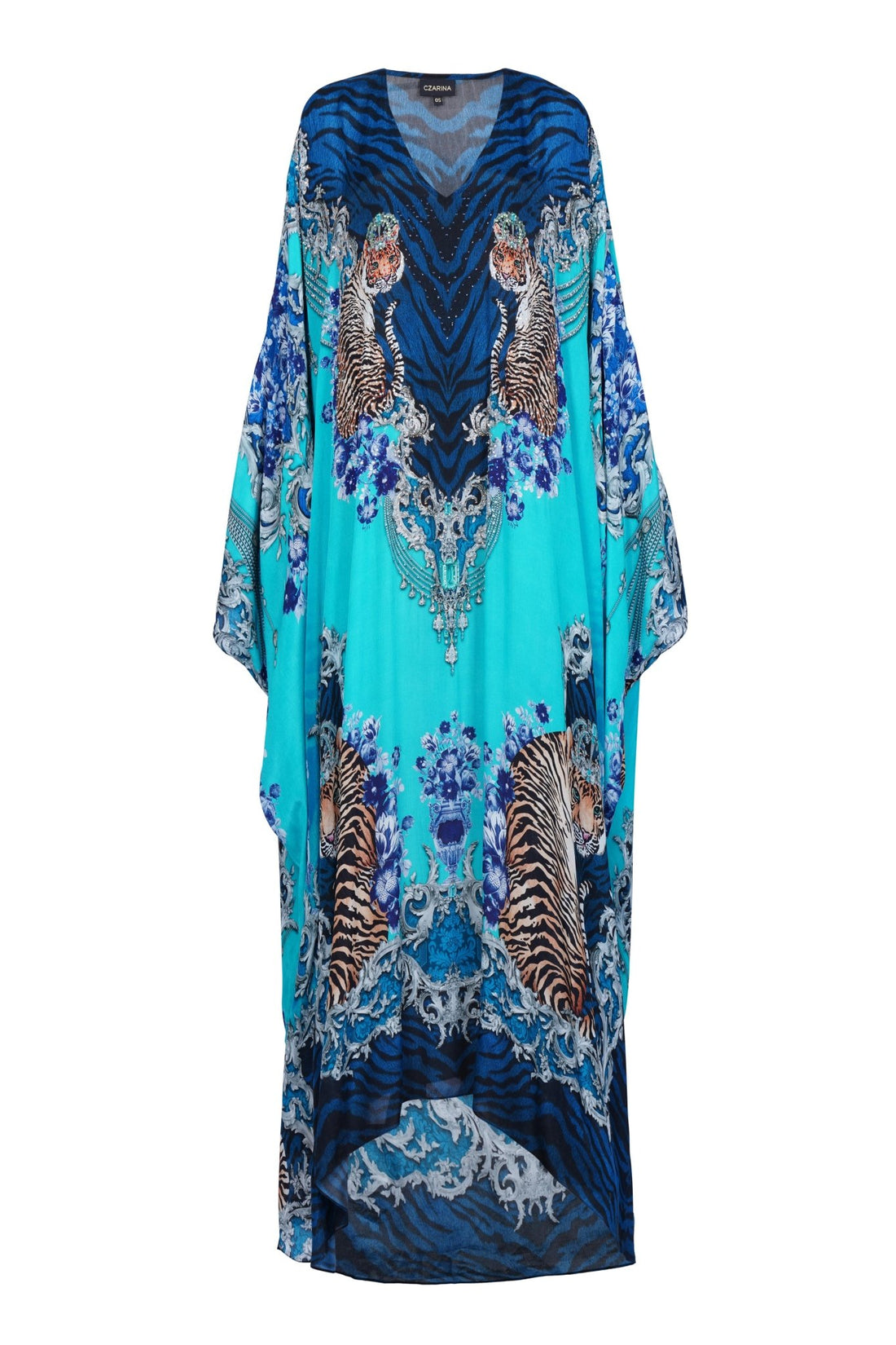BLUE TIGRESS VN MAXI KAFTAN - Czarina