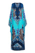 BLUE TIGRESS VN MAXI KAFTAN - Czarina