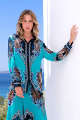 BLUE TIGRESS WOMEN SHIRT - Czarina