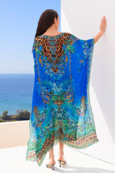 BOHO BLUES MEDIUM KAFTAN - Czarina