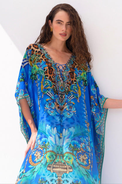 BOHO BLUES MEDIUM KAFTAN - Czarina