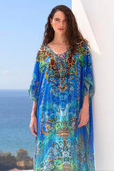 BOHO BLUES MEDIUM KAFTAN - Czarina