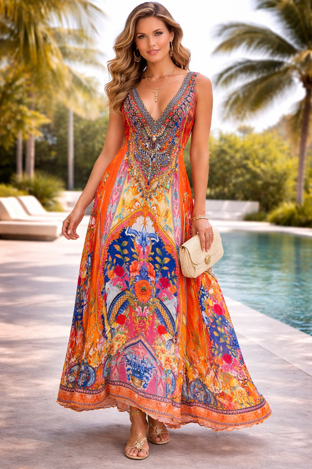 CARNIVAL SPIRIT MAXI DRESS - Czarina