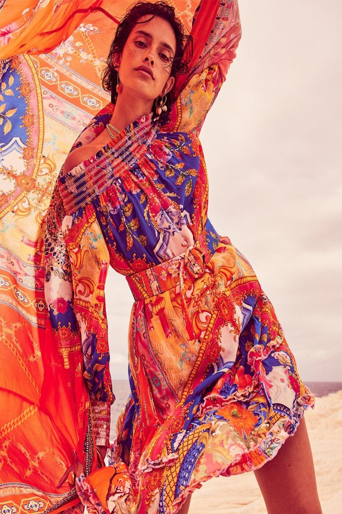 CARNIVAL SPIRIT OFF SHOULDER DRESS - Czarina