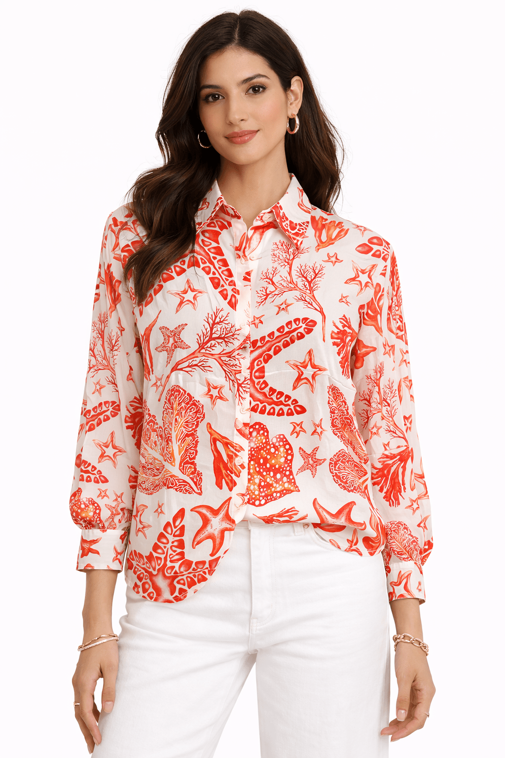 CORAL SHIRT - Czarina