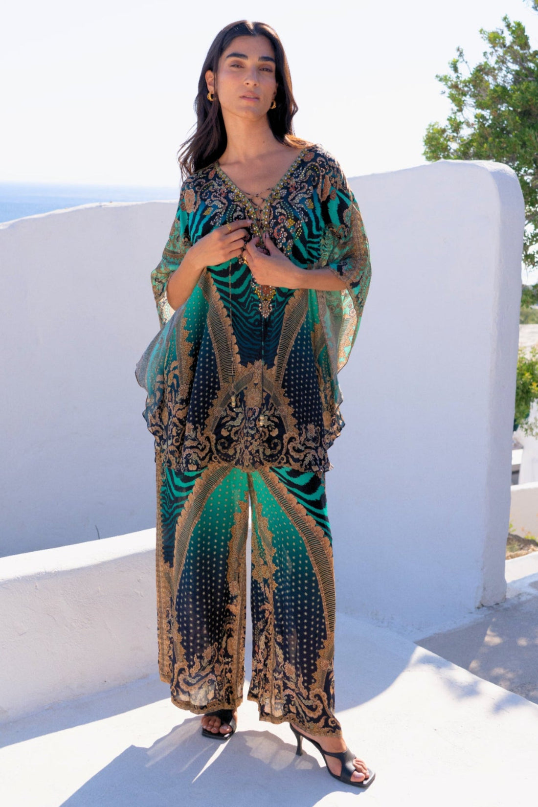 EMERALD EMPRESS BUTTERFLY TOP - Czarina