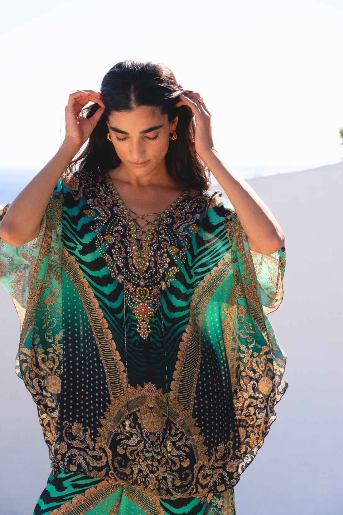 EMERALD EMPRESS BUTTERFLY TOP - Czarina