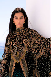 EMERALD EMPRESS HI - NECK MAXI KAFTAN - Czarina