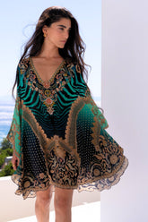 EMERALD EMPRESS KAFTAN DRESS - Czarina