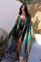 EMERALD EMPRESS LONG CAPE - Czarina