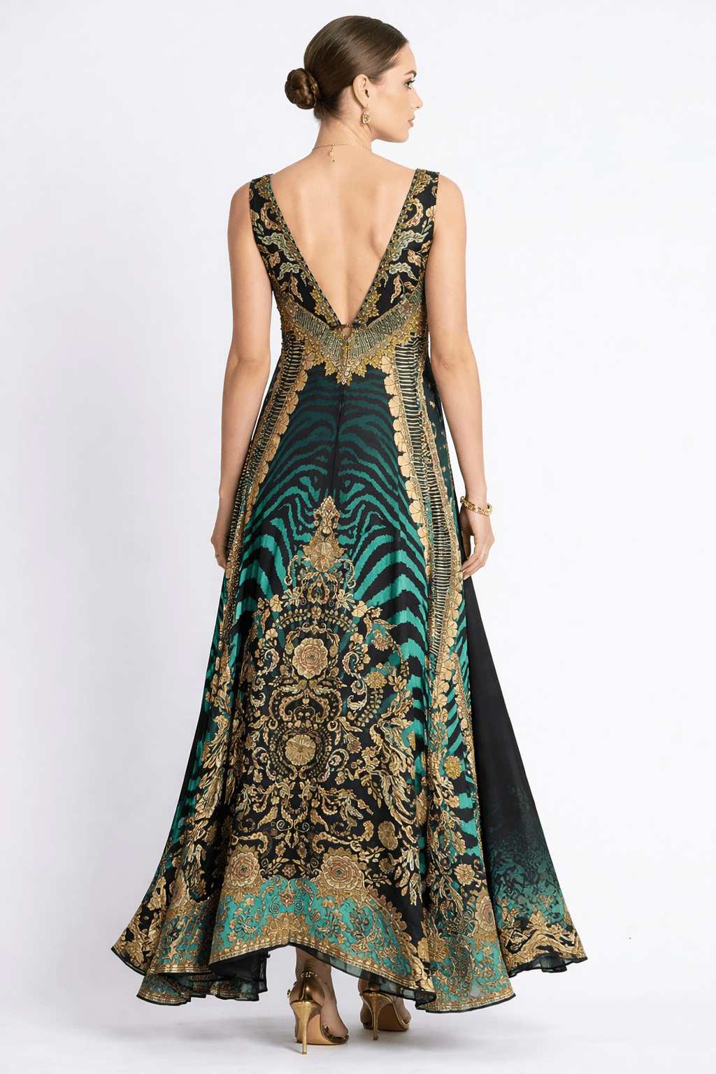 EMERALD EMPRESS MAXI DRESS - Czarina