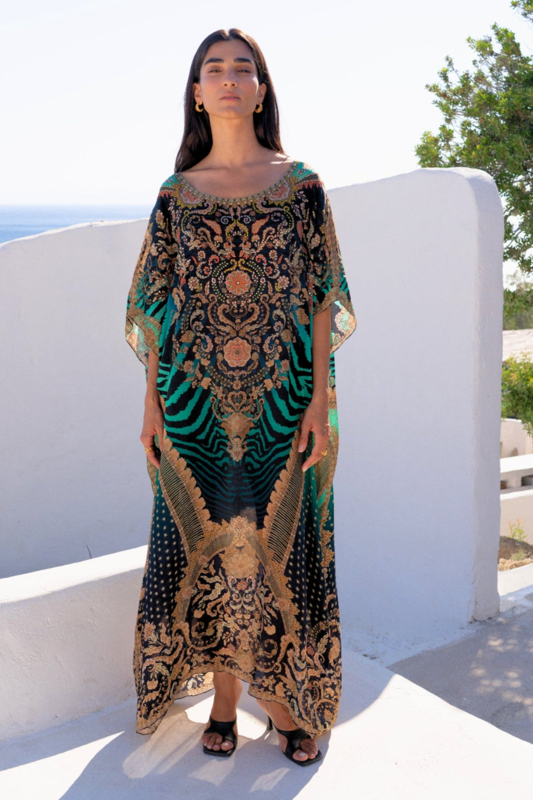 EMERALD EMPRESS RN LONG KAFTAN - Czarina