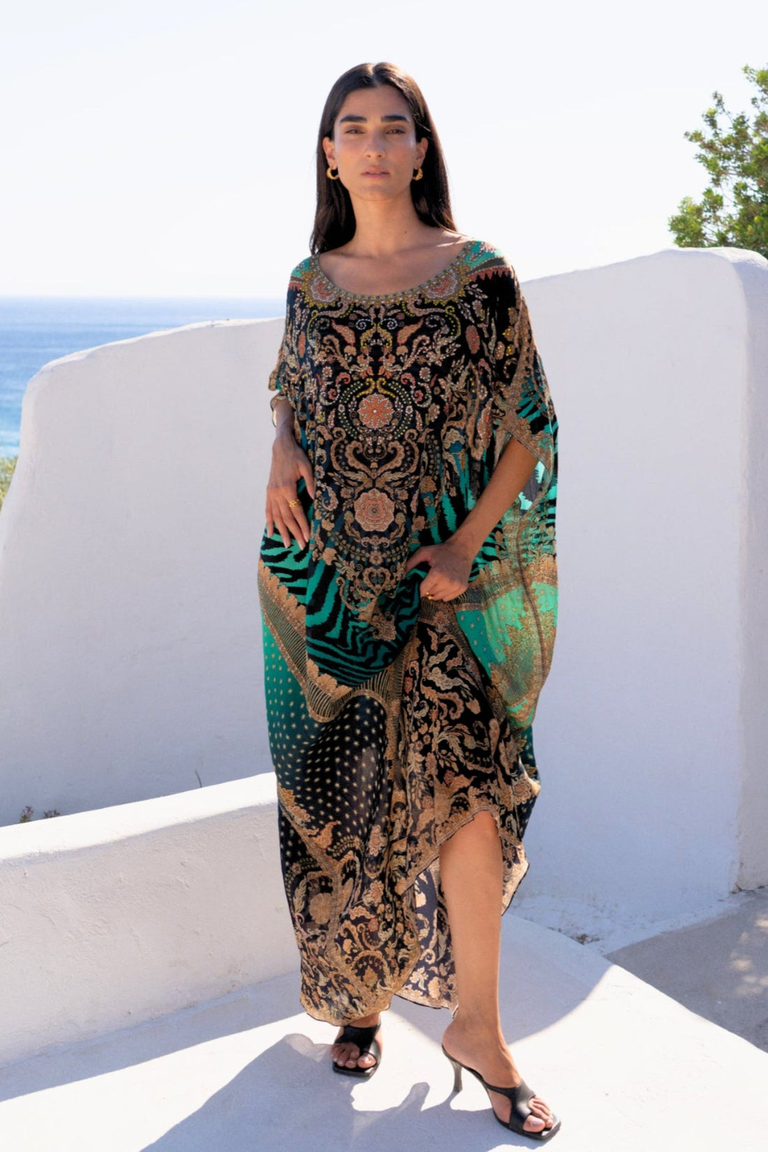EMERALD EMPRESS RN LONG KAFTAN - Czarina