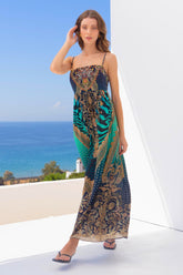 EMERALD EMPRESS S - S MIDI DRESS - Czarina