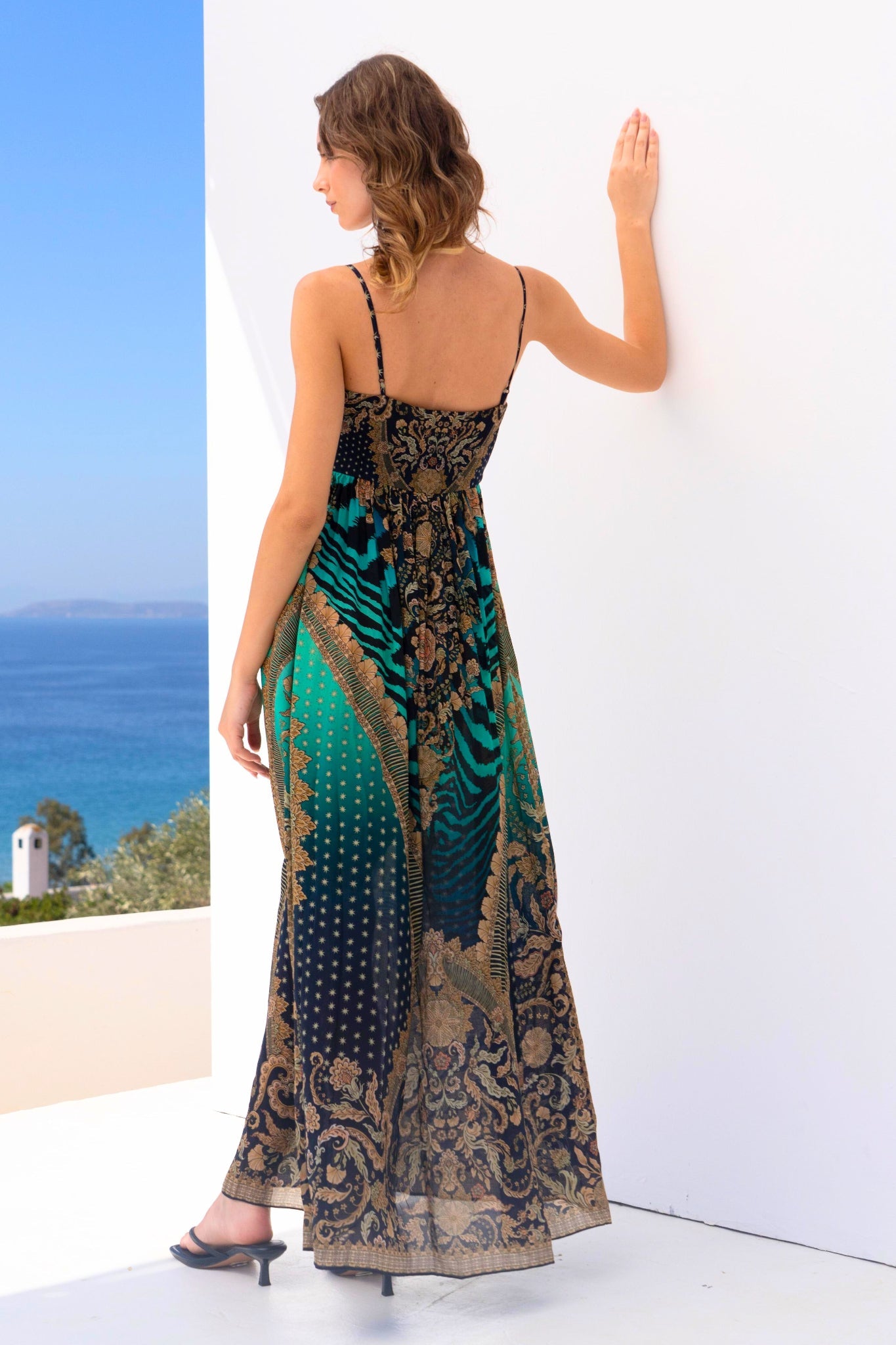 EMERALD EMPRESS S - S MIDI DRESS - Czarina